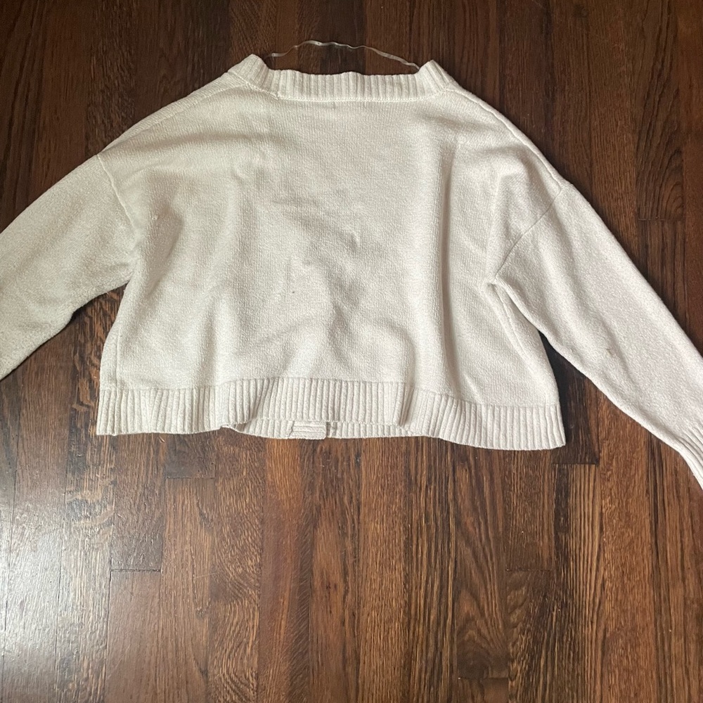 Wild fable cropped white sweater - Picture 5 of 6